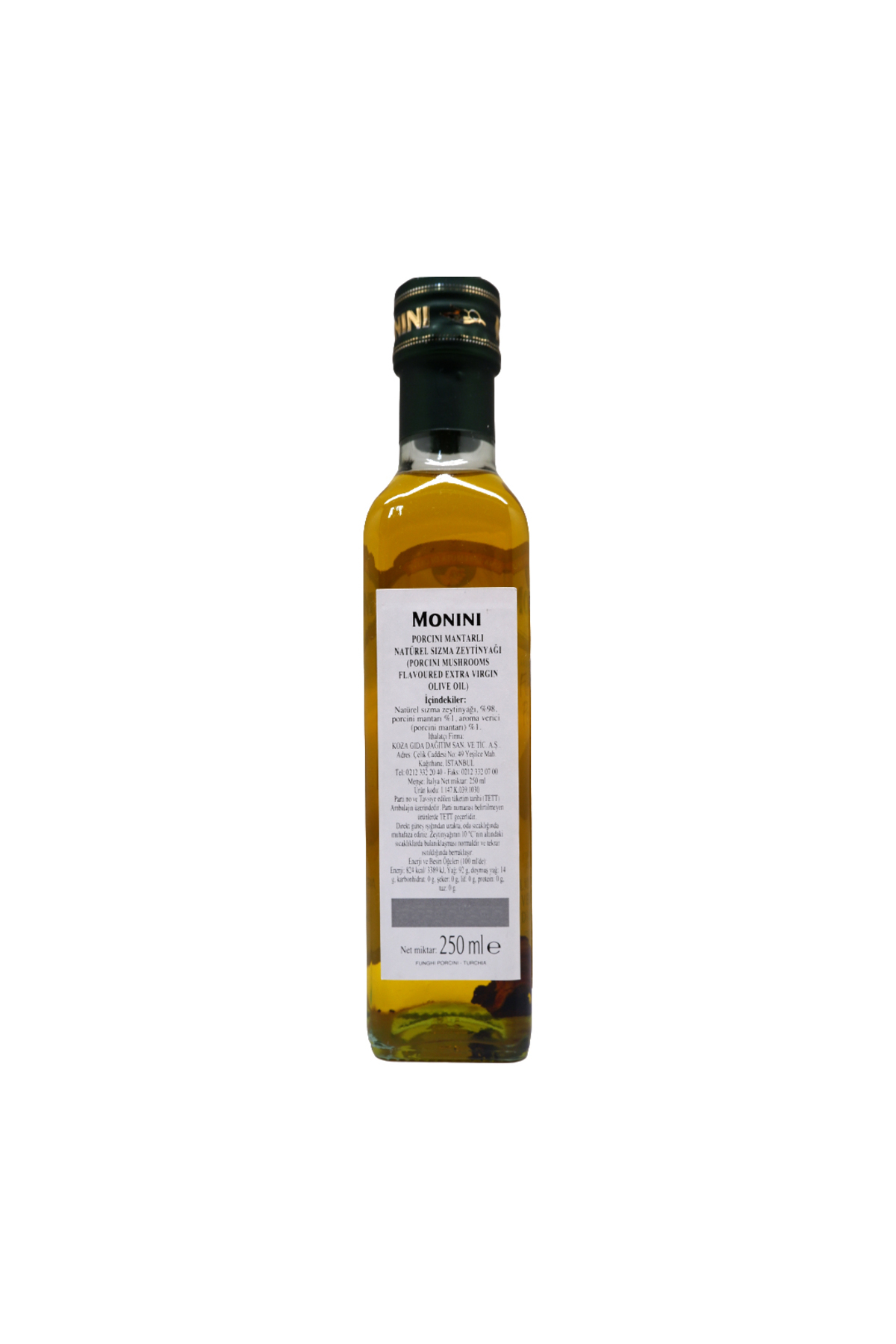 Porçini Mantarlı Zeytinyağı 250 ml