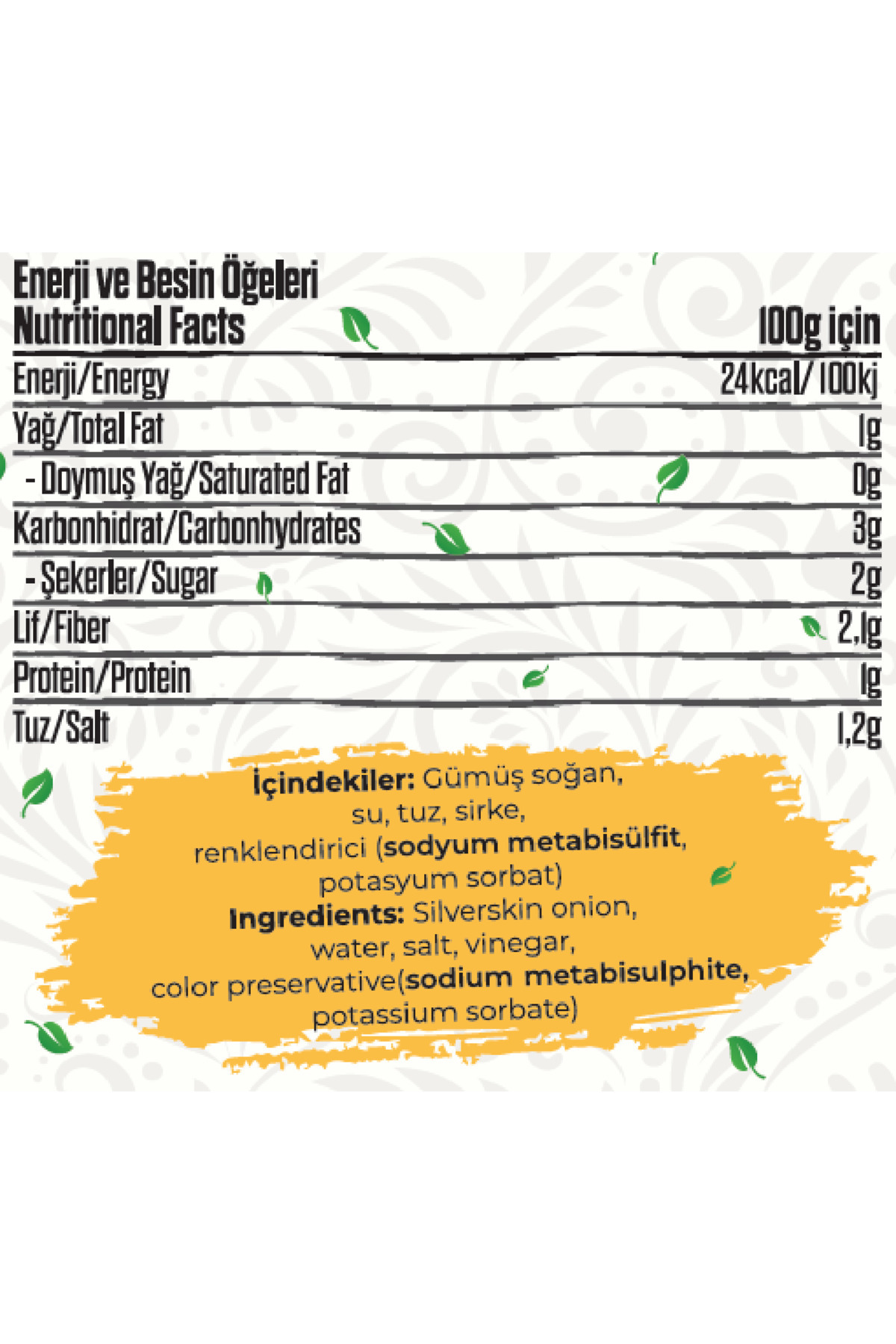 Gümüş Soğan 300g