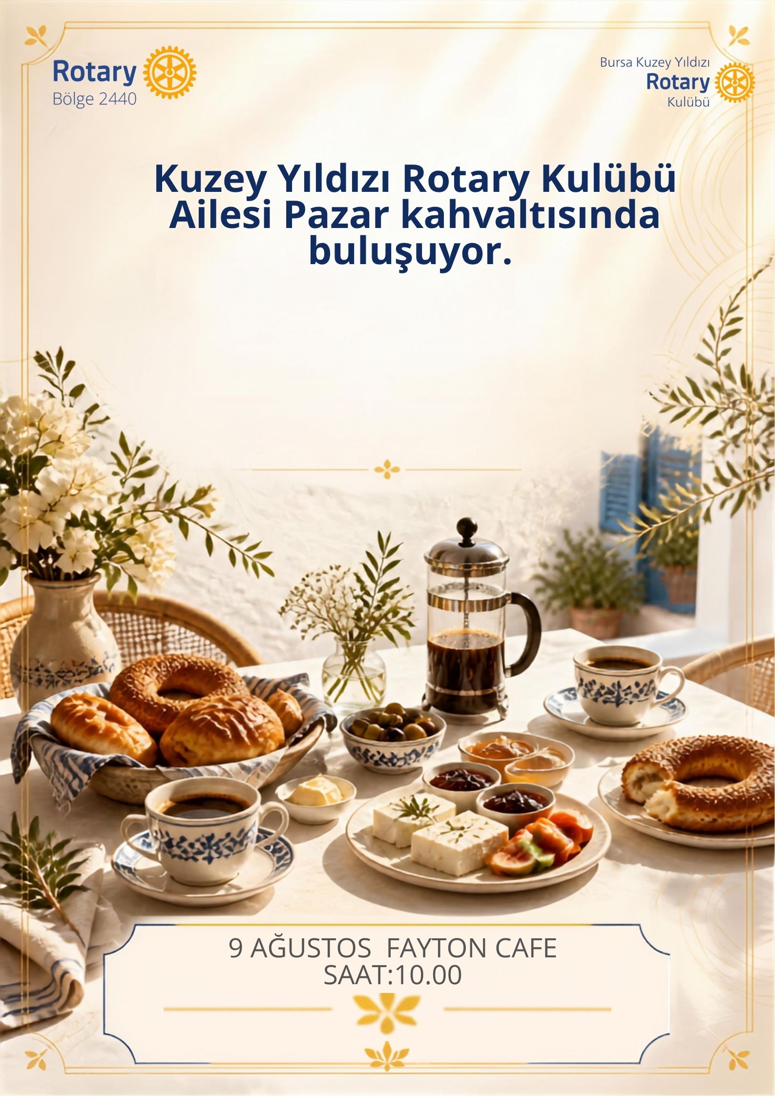 Kuzey Yıldızı RK Ailesi Pazar Kahvaltısında Buluşuyor.