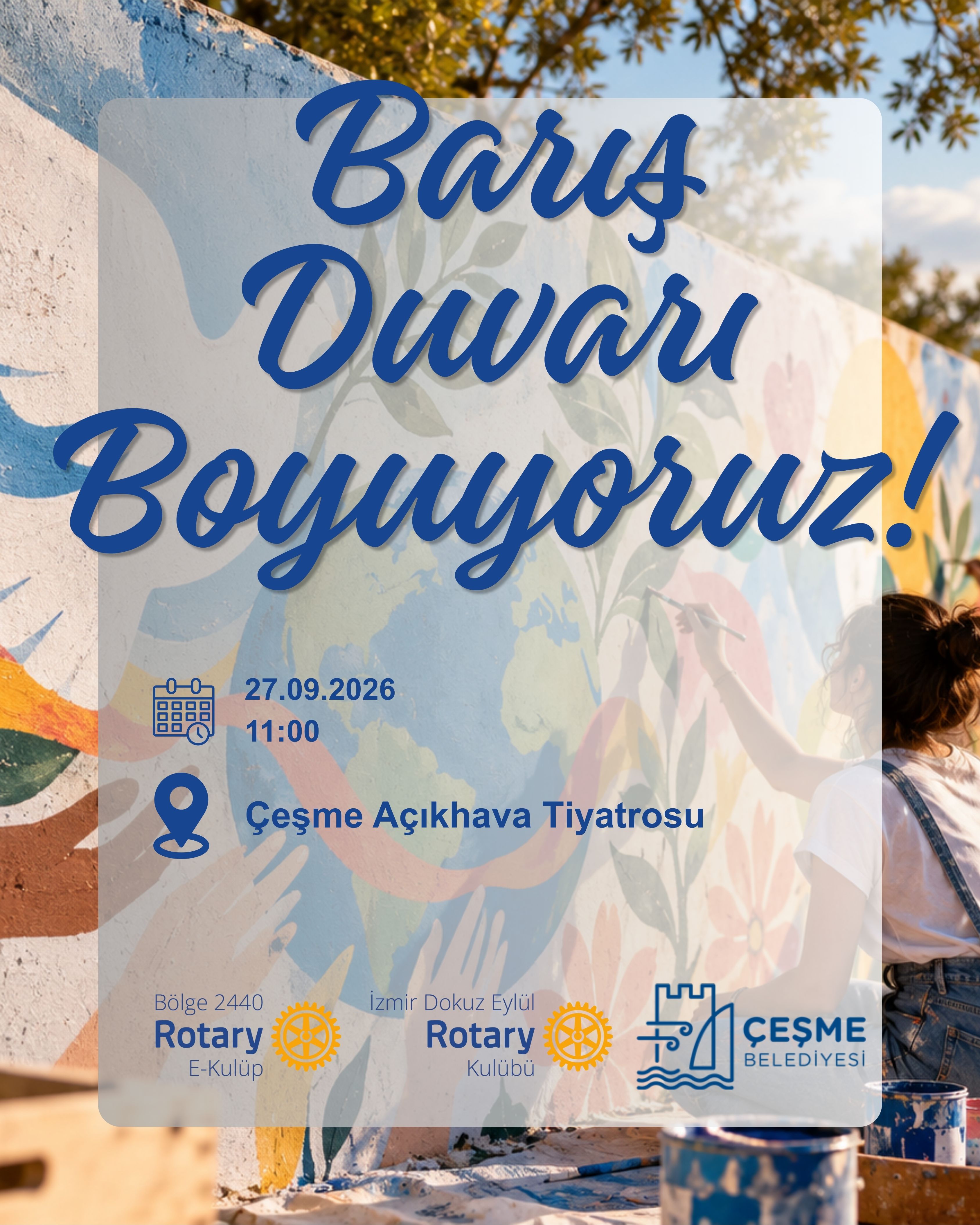 Barış Duvarı Boyuyoruz